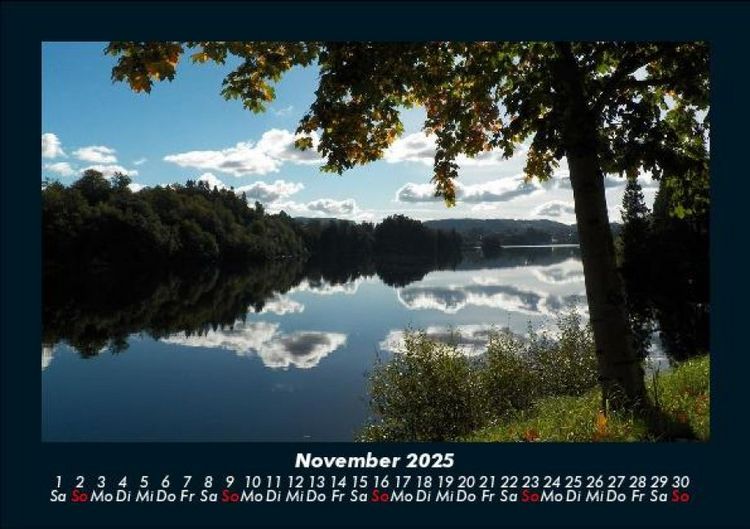 Produktbild: Die Seen der Erde 2025 Fotokalender DIN A5