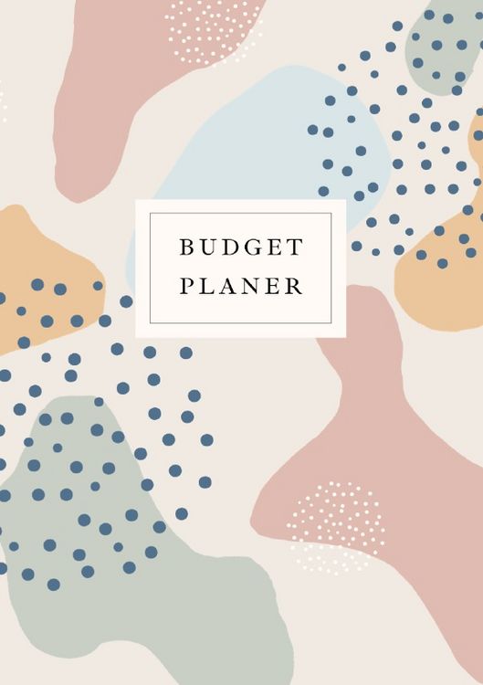 Produktbild: Budgetplaner Deutsch Buch f&uuml;r Anf&auml;nger | Geld sparen | Haushaltsbuch | Punkte | Budget Planner deutsch | A5
