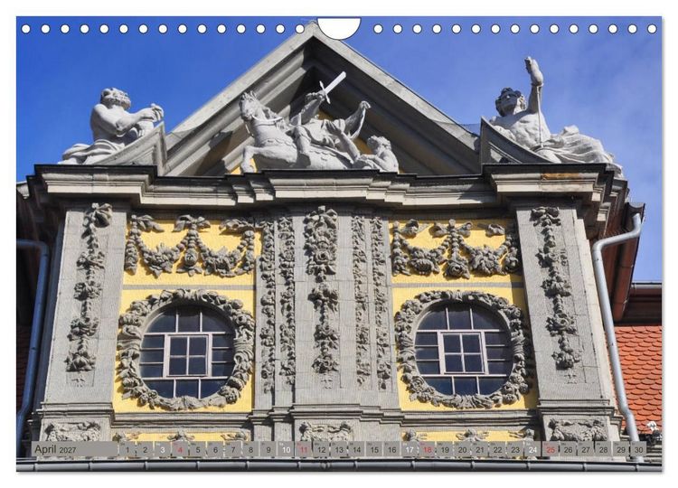 Produktbild: Erfurt - Landeshauptstadt mit historischer Altstadt (Wandkalender 2027 DIN A4 quer), CALVENDO Monatskalender