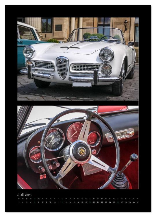 Produktbild: Klassische Oldtimer (Wandkalender 2026 DIN A2 hoch), CALVENDO Monatskalender