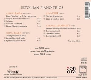 Produktbild: Estonian Piano Trios