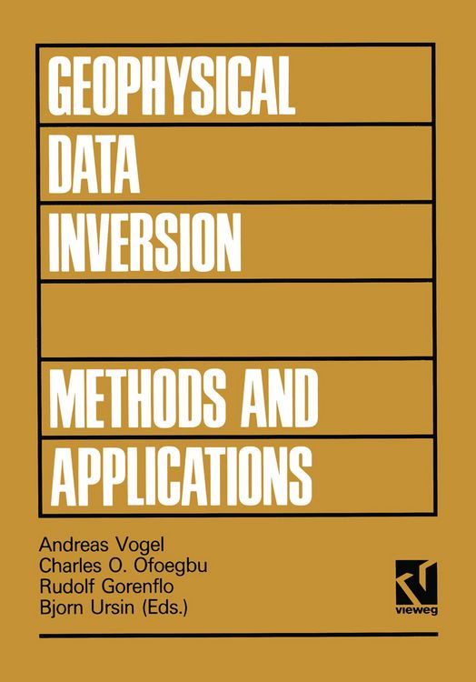 Produktbild: Geophysical Data Inversion Methods and Applications
