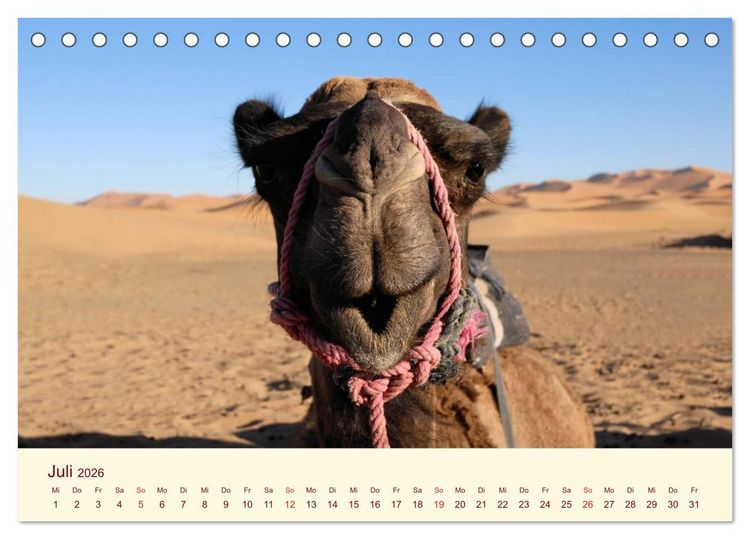 Produktbild: Marokko &ndash; Perle Nordafrikas / CH-Version (Tischkalender 2026 DIN A5 quer), CALVENDO Monatskalender