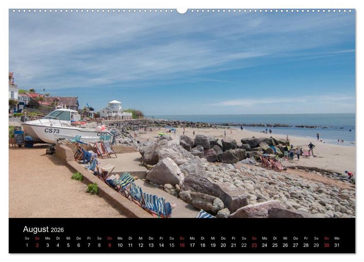 Produktbild: Unterwegs auf der Isle of Wight (Wandkalender 2026 DIN A2 quer), CALVENDO Monatskalender