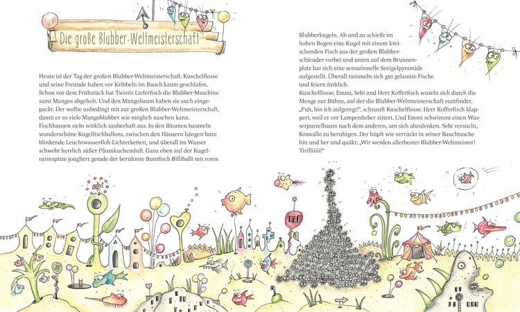 Produktbild: Die blubberbunte Weltmeisterschaft / Kuschelflosse Band 2