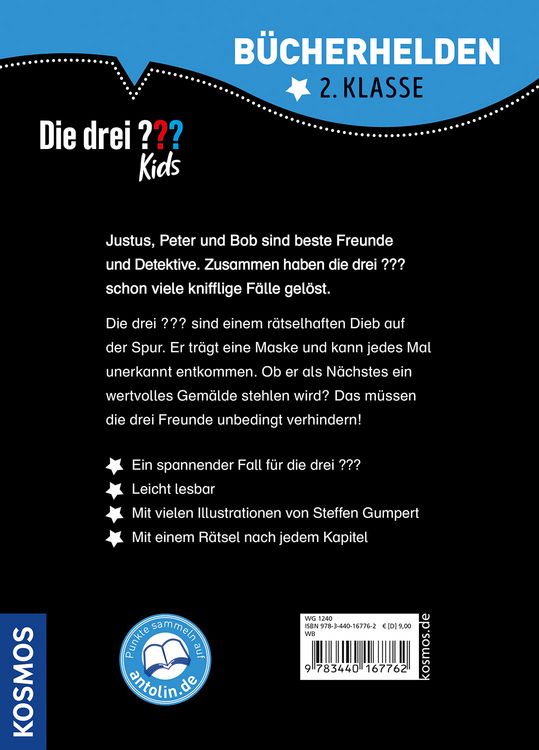 Produktbild: Die drei ??? Kids, B&uuml;cherhelden 2. Klasse, Der unsichtbare Dieb