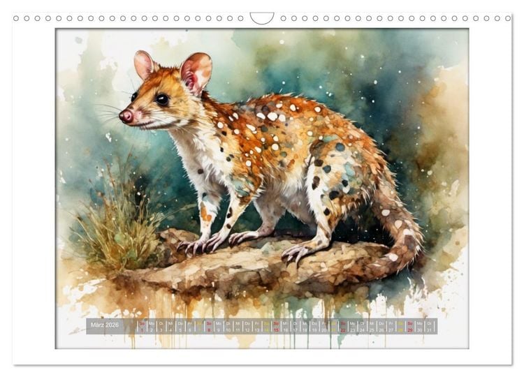 Produktbild: Liebenswerte Beuteltiere (Wandkalender 2026 DIN A3 quer), CALVENDO Monatskalender