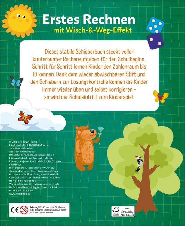 Produktbild: Erstes Rechnen &ndash; mit Wisch-&-Weg-Effekt