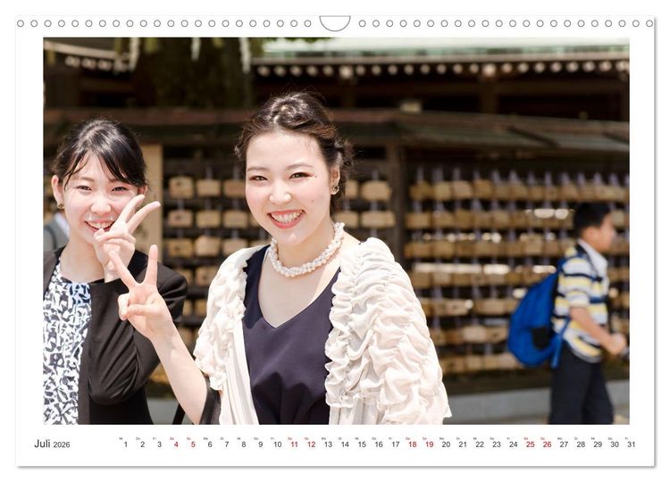 Produktbild: Menschen in Japan (Wandkalender 2026 DIN A3 quer), CALVENDO Monatskalender