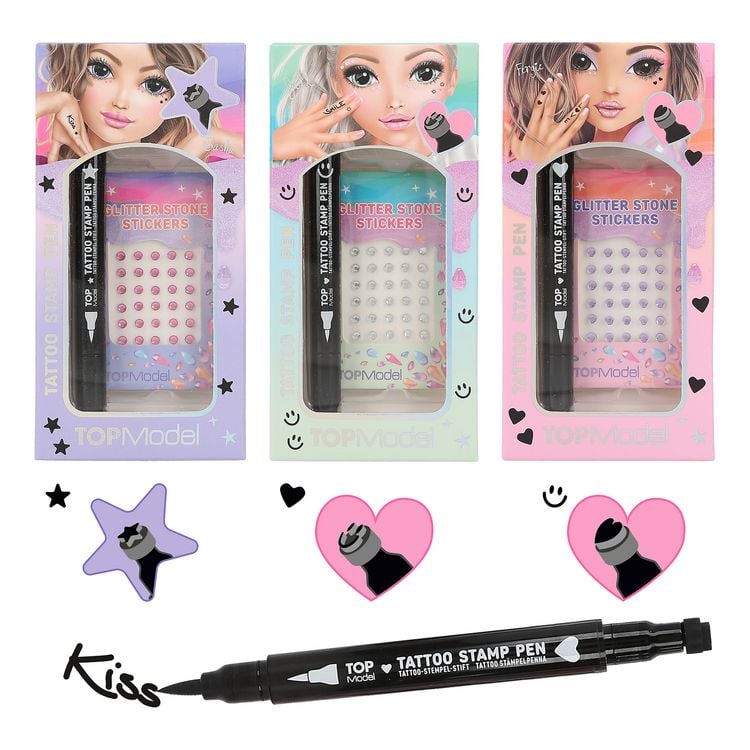 Produktbild: TOPModel Tattoostift Mit Glitzersteinen BEAUTY and ME