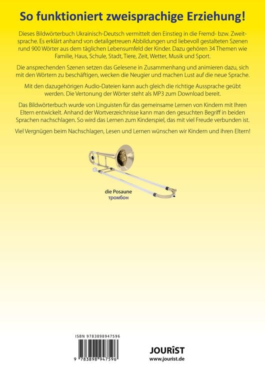 Produktbild: Bildw&ouml;rterbuch f&uuml;r Kinder und Eltern Ukrainisch-Deutsch
