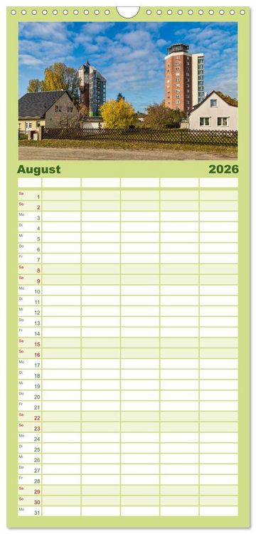 Produktbild: Familienplaner 2026 - Domstadt F&uuml;rstenwalde Spree mit 5 Spalten (Wandkalender, 21 x 45 cm) CALVENDO