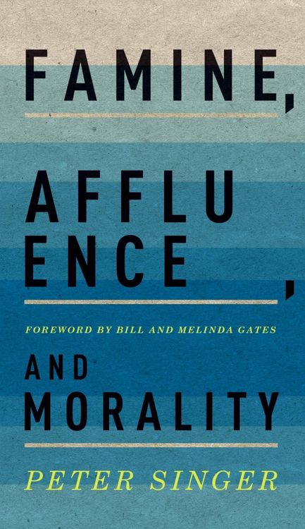 Produktbild: Famine, Affluence, and Morality