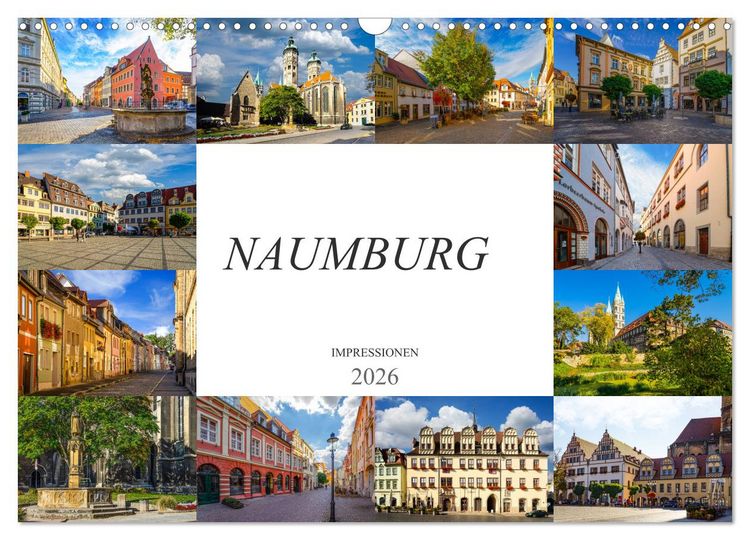 Produktbild: Naumburg Impressionen (Wandkalender 2026 DIN A3 quer), CALVENDO Monatskalender