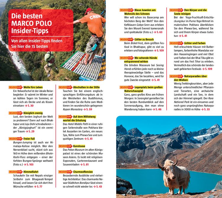 Produktbild: MARCO POLO Reisef&uuml;hrer Nepal