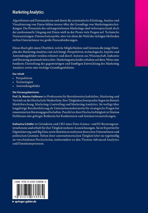 Produktbild: Marketing Analytics
