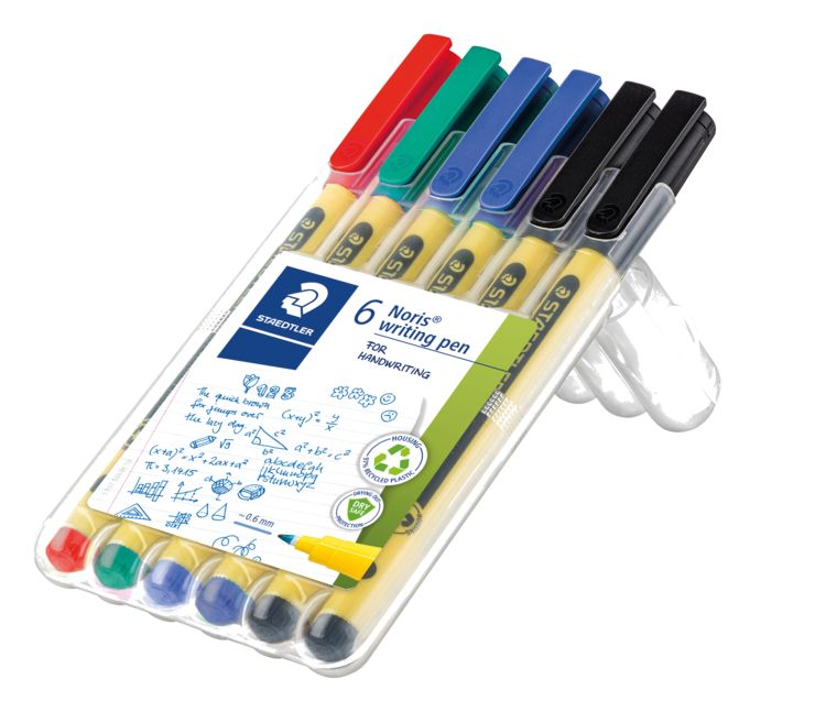 Produktbild: STAEDTLER Noris&reg; writing pen 307, 6 Fineliner