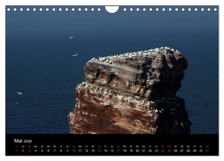 Produktbild: Helgoland (Wandkalender 2026 DIN A4 quer), CALVENDO Monatskalender
