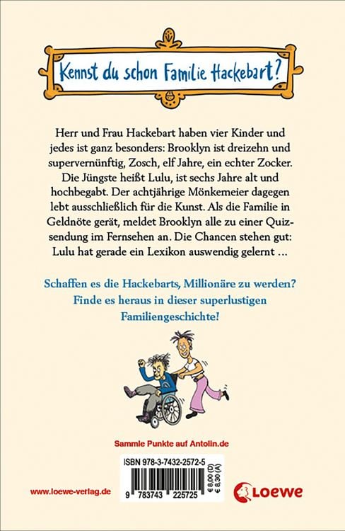 Produktbild: Crazy Family (Band 1) - Die Hackebarts r&auml;umen ab!