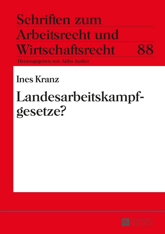 Produktbild: Landesarbeitskampfgesetze?