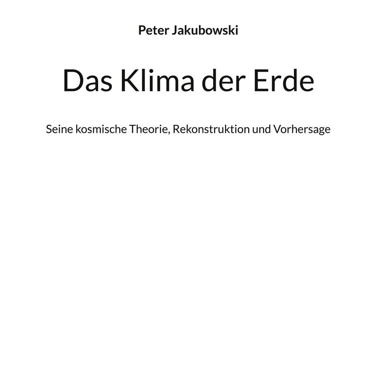 Produktbild: Das Klima der Erde