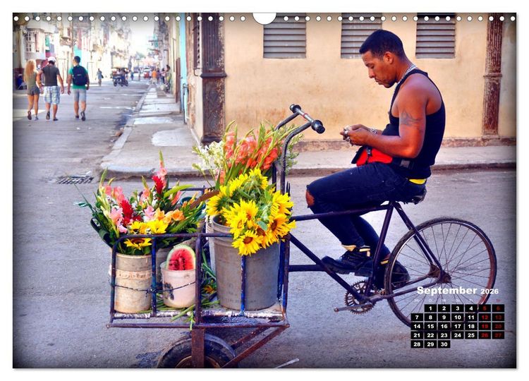 Produktbild: Fahrrad-H&auml;ndler - Handel und Wandel in Havanna (Wandkalender 2026 DIN A3 quer), CALVENDO Monatskalender