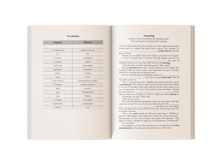 Produktbild: Englisch Kurzgeschichten 7. Klasse | Mit der Zeitmaschine ins alte England | Inkl. Vokabeln, Grammatik, &Uuml;bungen & Audios | Von Didaktikern entwickelt