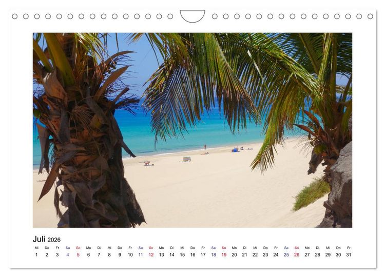 Produktbild: Fuerteventura - Perle im Atlantik (Wandkalender 2026 DIN A4 quer), CALVENDO Monatskalender