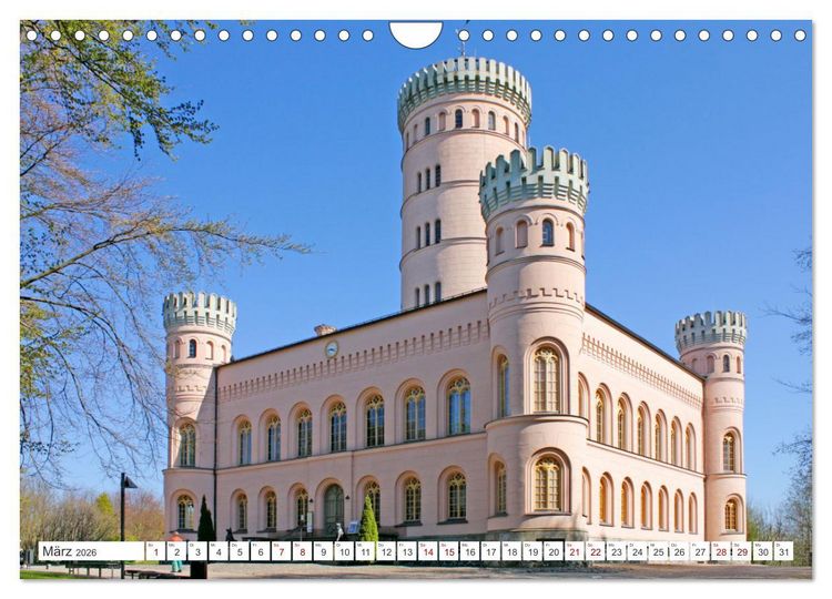 Produktbild: Burgen und Schl&ouml;sser - Zeugnisse vergangener Zeiten (Wandkalender 2026 DIN A4 quer), CALVENDO Monatskalender