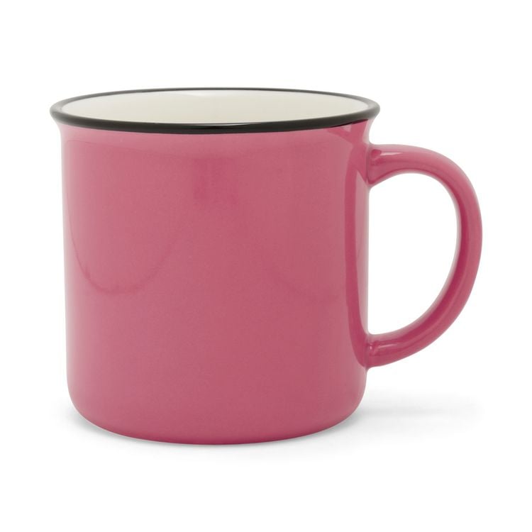 Produktbild: Kaffeetasse Emaillelook, Pink Matcha