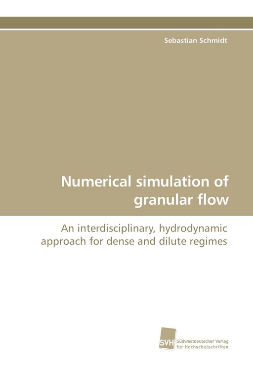 Produktbild: Numerical simulation of granular flow