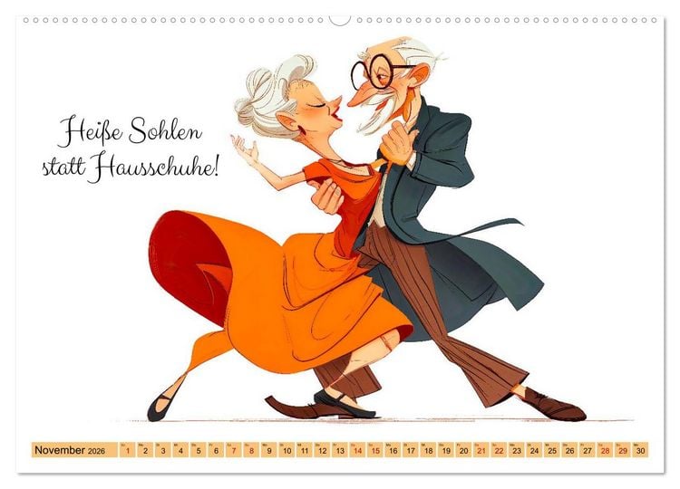Produktbild: Endlich Rente - So macht Ruhestand Spa&szlig;! (hochwertiger Premium Wandkalender 2026 DIN A2 quer), Kunstdruck in Hochglanz