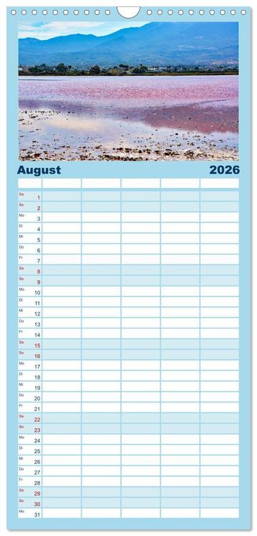 Produktbild: Familienplaner 2026 - Kos - zauberhafte Insel des Dodekanes mit 5 Spalten (Wandkalender, 21 x 45 cm) CALVENDO