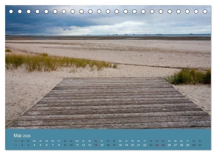 Produktbild: F&ouml;hr 2026. Portr&auml;t einer Insel (Tischkalender 2026 DIN A5 quer), CALVENDO Monatskalender