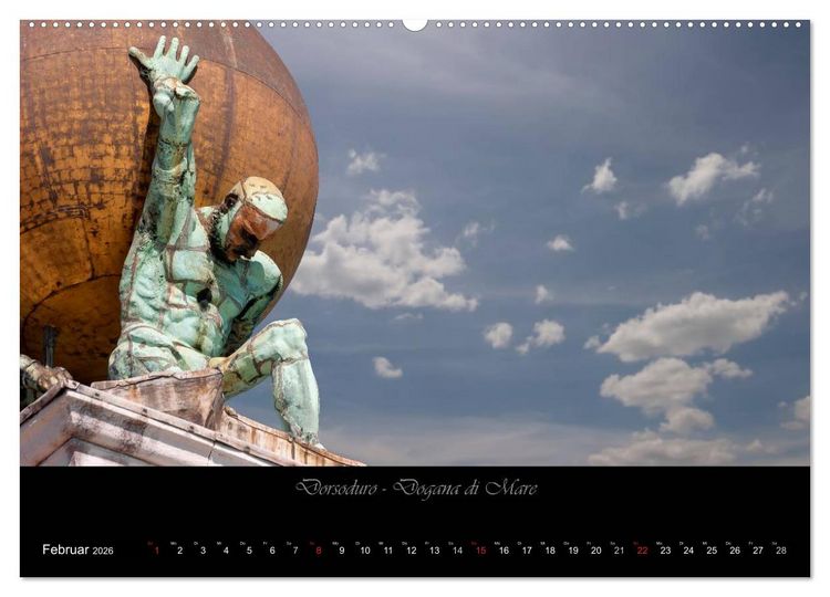 Produktbild: Venedig &ndash; La Serenissima (hochwertiger Premium Wandkalender 2026 DIN A2 quer), Kunstdruck in Hochglanz