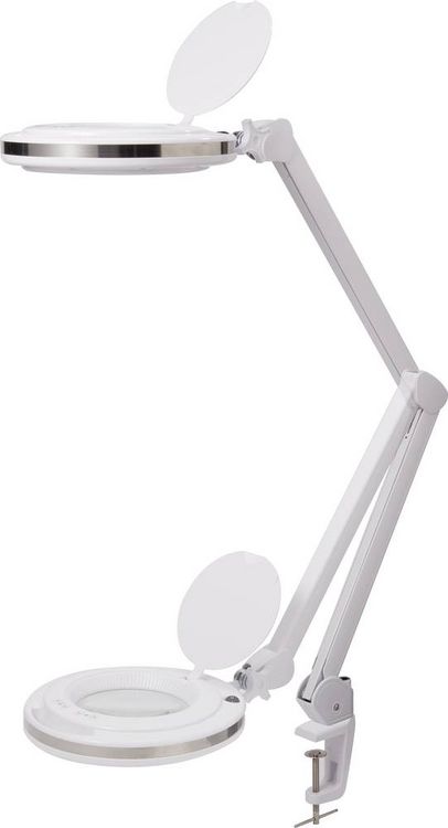 Produktbild: TOOLCRAFT TO-7567479 730lm 127mm (5 Zoll) Dimmbare LED-Lupenleuchte mit Klemme 8D 3X Vergr&ouml;&szlig;erungsfaktor=3.0 x 12.7cm 2021 Ener