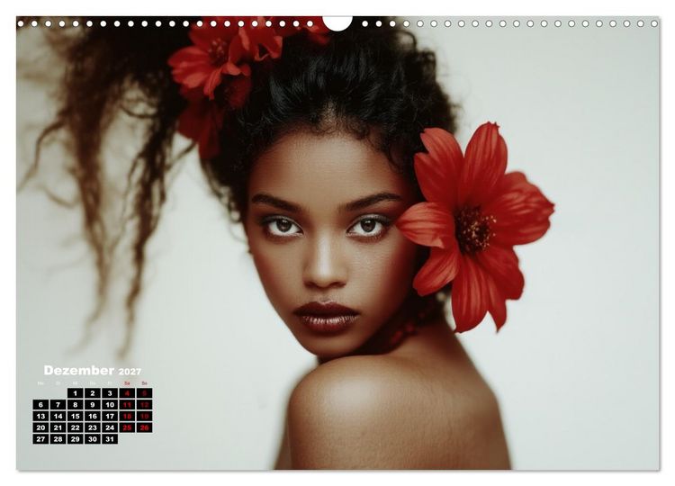 Produktbild: Florale Anmut (Wandkalender 2027 DIN A3 quer), CALVENDO Monatskalender