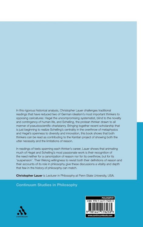 Produktbild: The Suspension of Reason in Hegel and Schelling