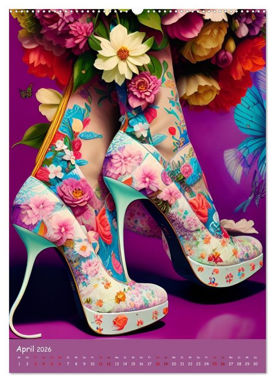 Produktbild: HighHeelArt (Wandkalender 2026 DIN A2 hoch), CALVENDO Monatskalender