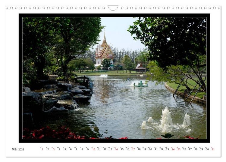 Produktbild: Thailand - auf stillen Wegen (Wandkalender 2026 DIN A3 quer), CALVENDO Monatskalender
