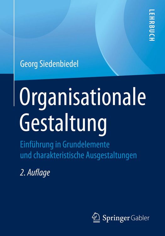 Produktbild: Organisationale Gestaltung