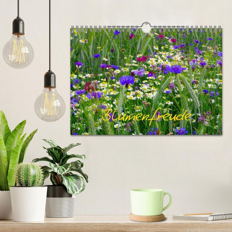 Produktbild: Blumenfreude (Wandkalender 2026 DIN A4 quer), CALVENDO Monatskalender
