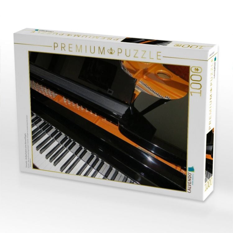 Produktbild: CALVENDO Puzzle Concerto - Gro&szlig;aufnahme eines Konzertfl&uuml;gels | 1000 Teile Lege-Gr&ouml;&szlig;e 64x48cm Foto-Puzzle f&uuml;r gl&uuml;ckliche Stunden