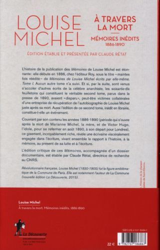Produktbild: A travers la mort : m&eacute;moires in&eacute;dits : 1886-1890