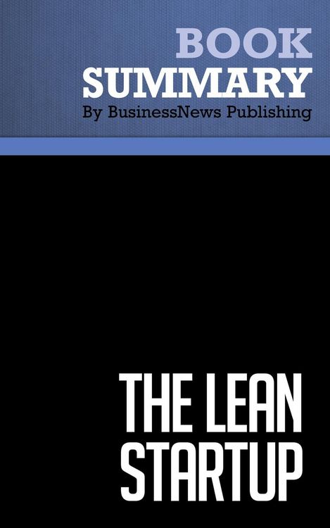 Produktbild: Summary: The Lean Startup - Eric Ries