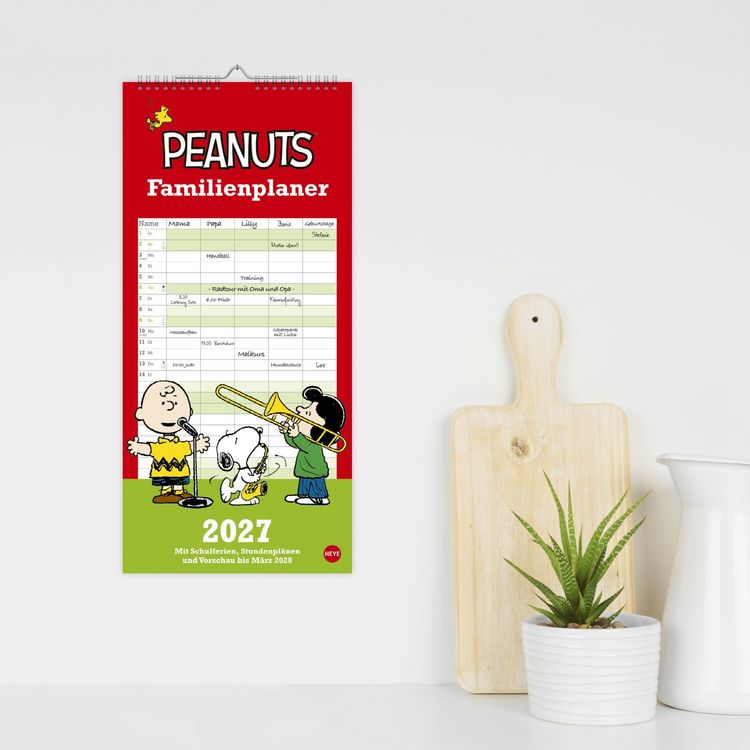 Produktbild: Peanuts Familienplaner 2027