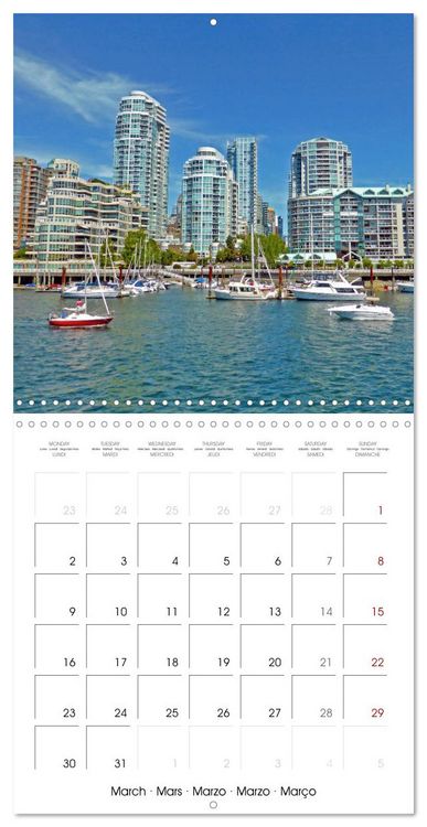 Produktbild: Vancouver Canada (Wall Calendar 2026 12 &times; 12 Inch) CALVENDO 12 Month Wall Calendar