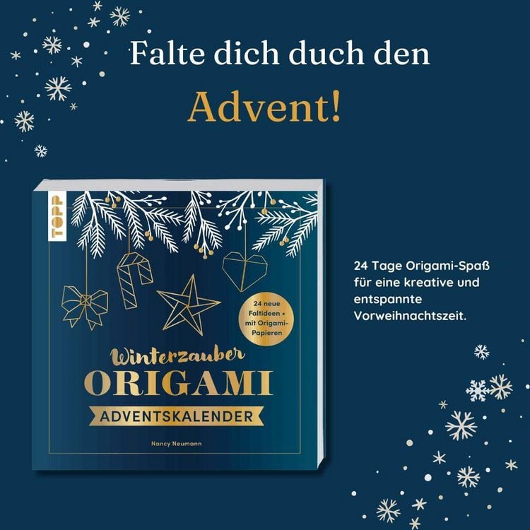 Produktbild: Winterzauber. Origami-Adventskalender.