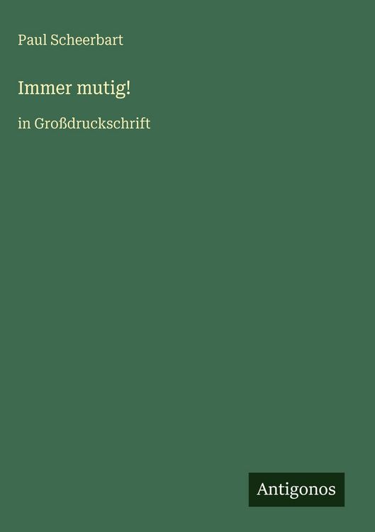 Produktbild: Immer mutig!