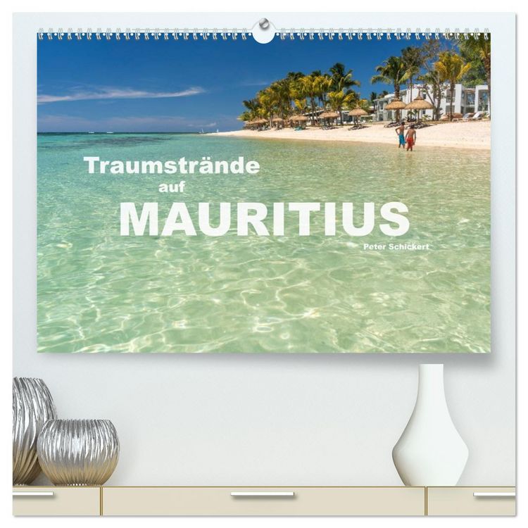 Produktbild: Traumstr&auml;nde auf Mauritius (hochwertiger Premium Wandkalender 2026 DIN A2 quer), Kunstdruck in Hochglanz